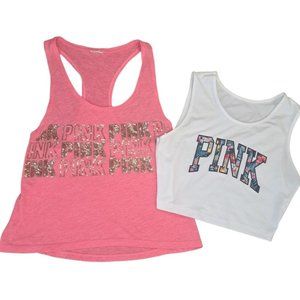 PINK VICTORIA SECRET TOPS